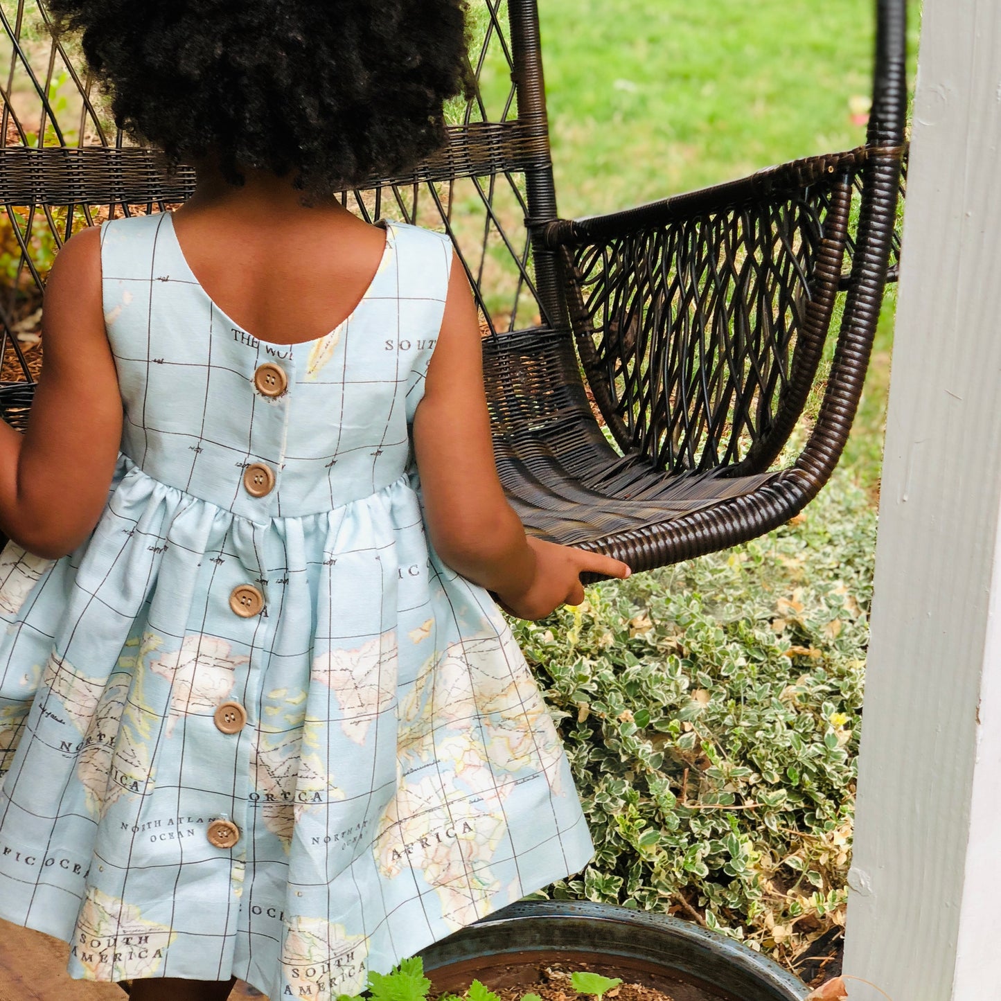 Signature Map Dress - Violett Valentine