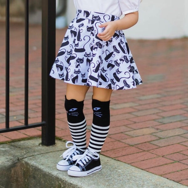 Catastic Knee Socks - Violett Valentine - Children Clothing - Boutique