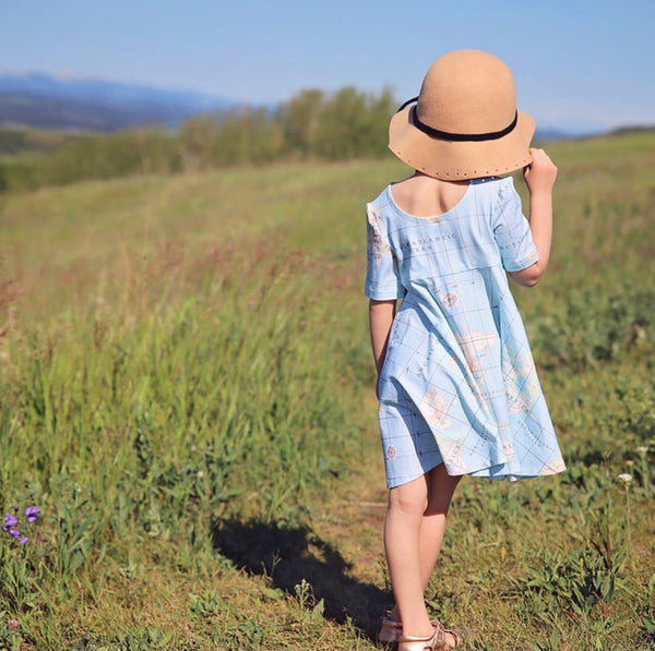 Map Swing Dresses