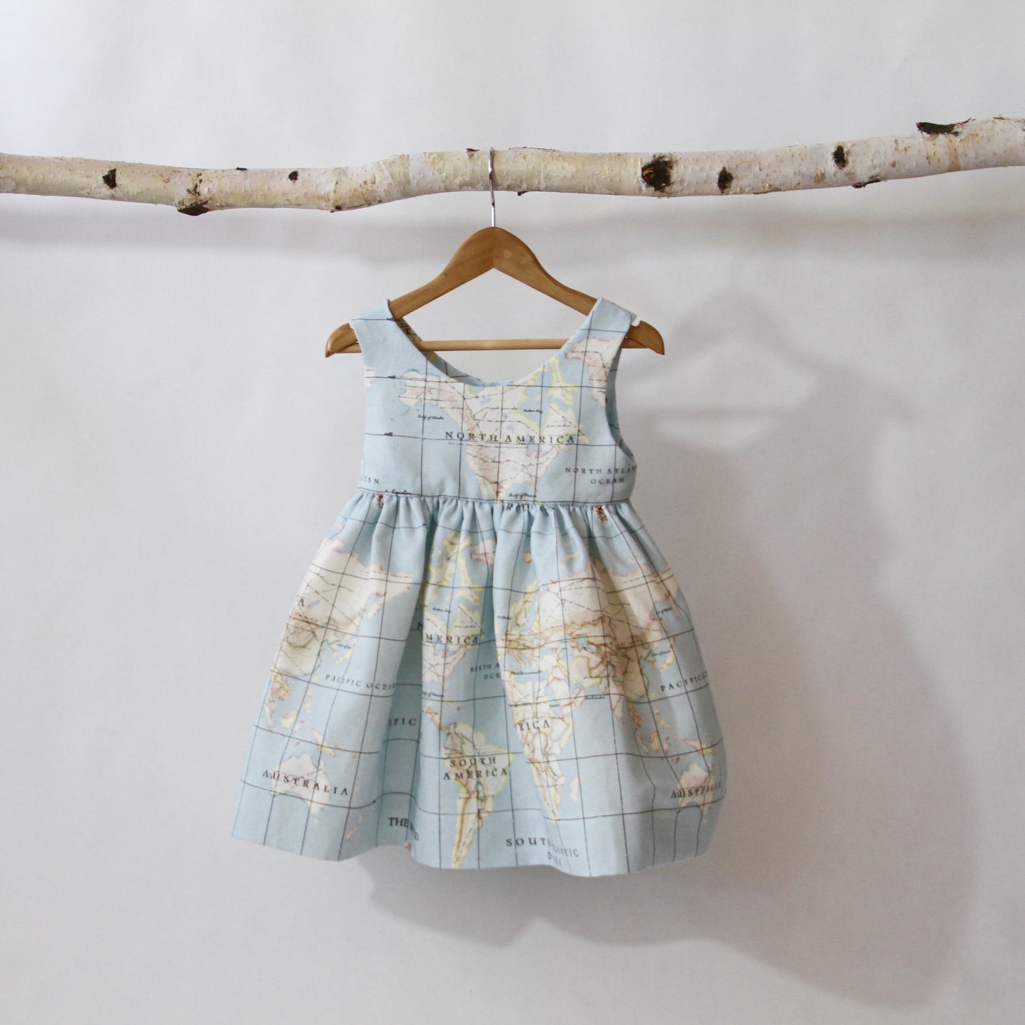 Signature Map Dress - Violett Valentine - Children Clothing - Boutique