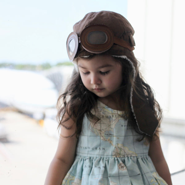 Violett's Aviator Hat - Violett Valentine - Children Clothing - Boutique