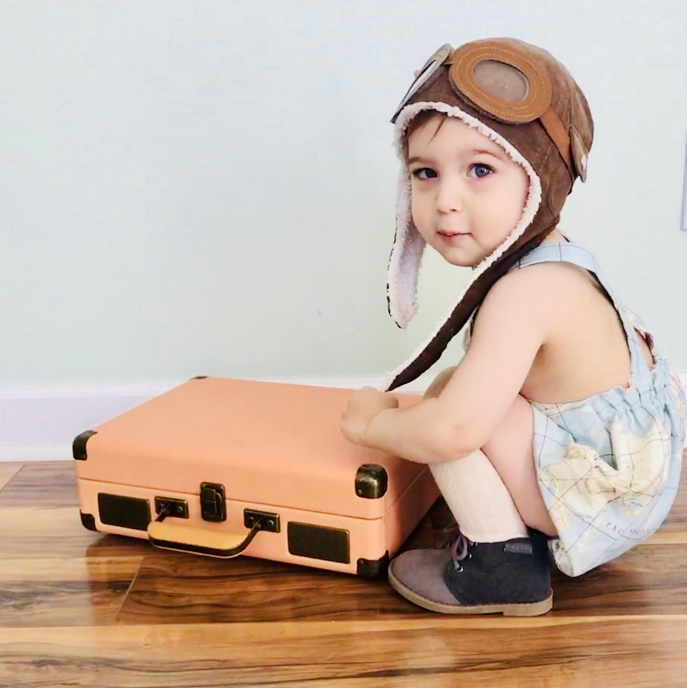 Map Romper - Violett Valentine - Children Clothing - Boutique